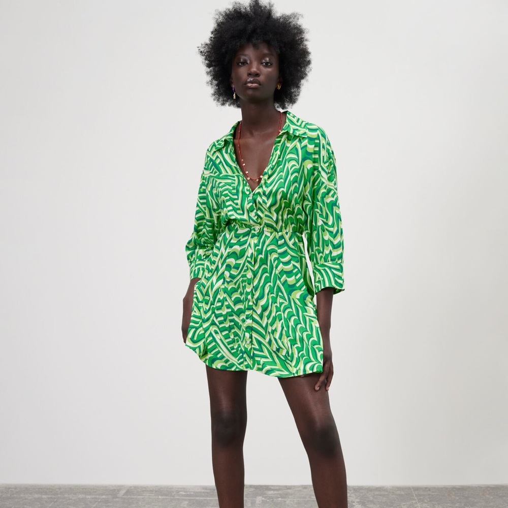 NWT Zara Printed Dress